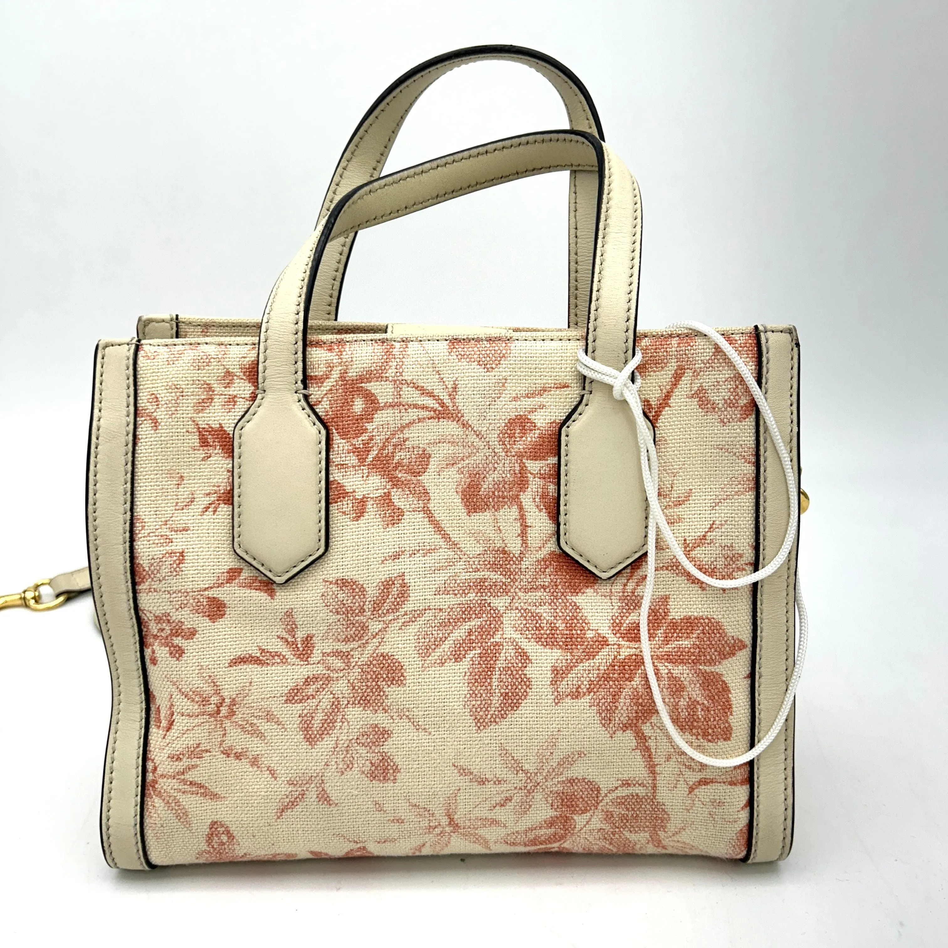 GG Ribbon Tote Coated Printed Canvas Medium LA13293