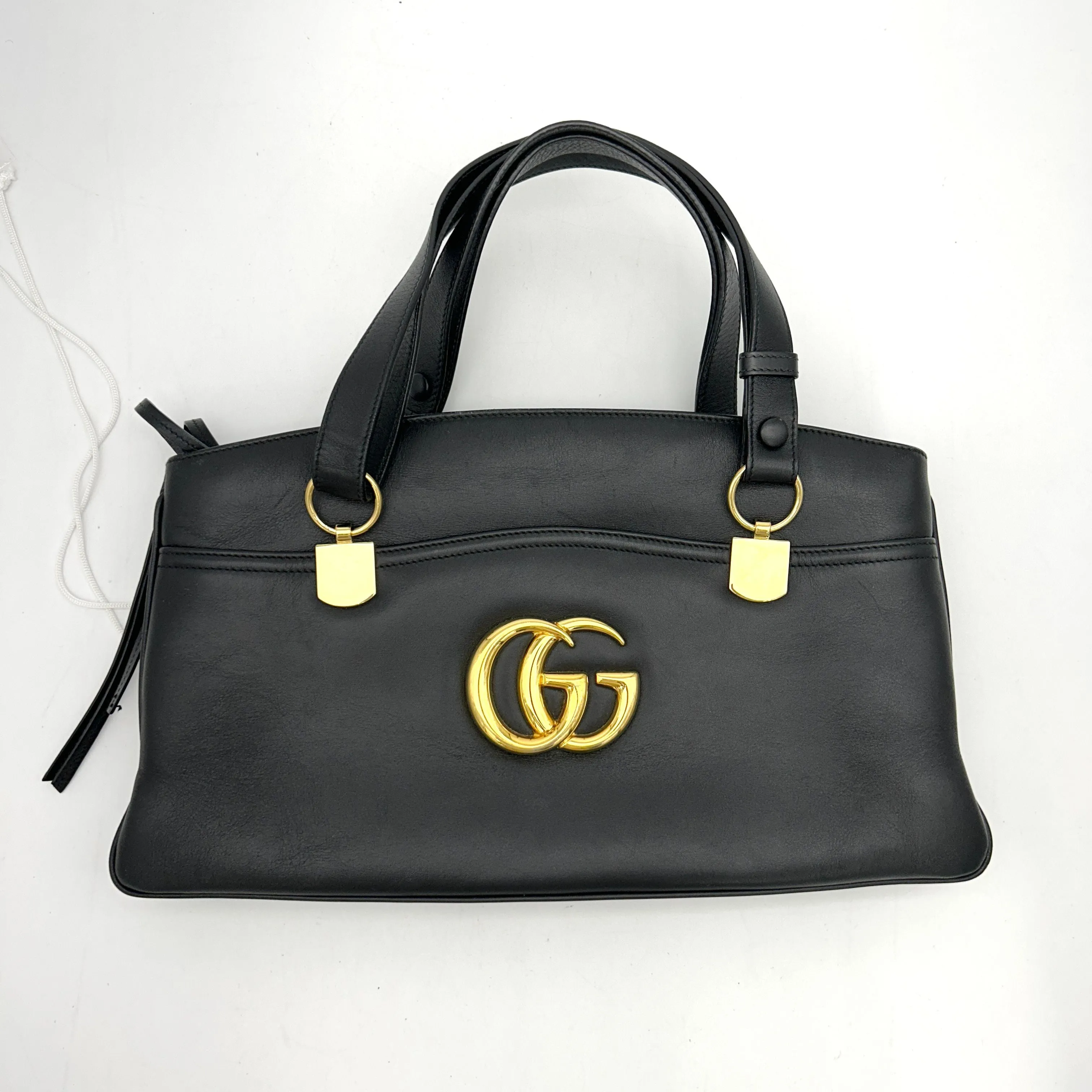 Gucci Black Leather Arli Shoulder Bag LA24126