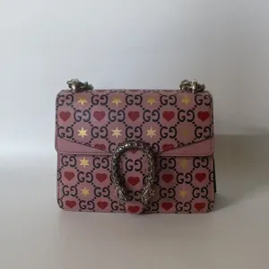 Gucci Dionysus GG Supreme Pink Shoulder Bag