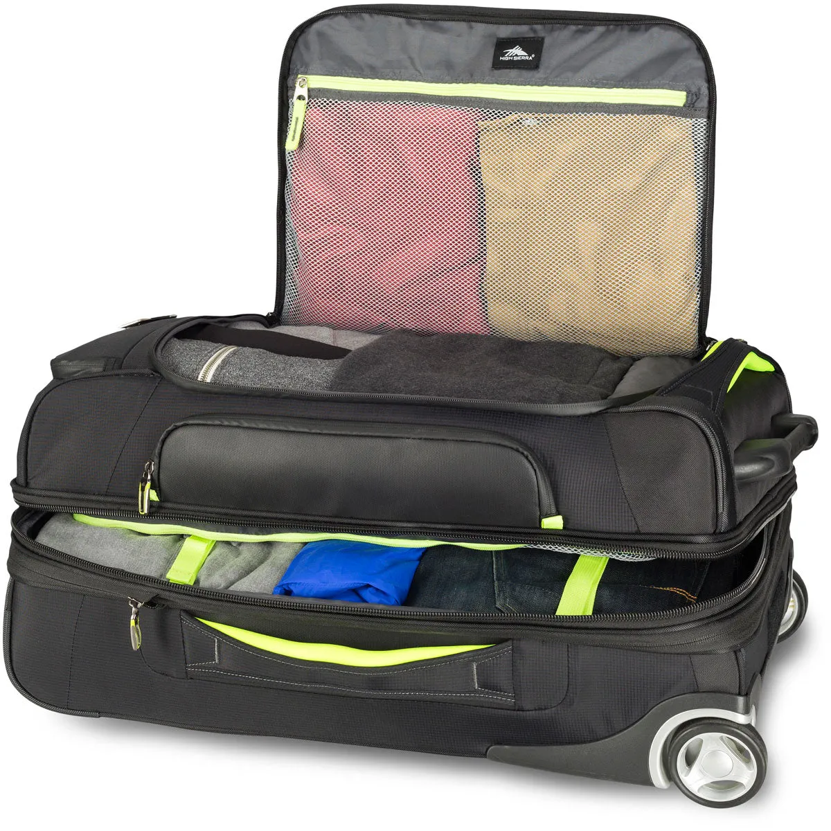 High Sierra At8 26In Wheeled Duffel Upright