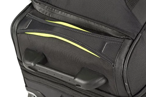 High Sierra At8 Wheeled Upright Duffel Bag, Black/Zest, 26"