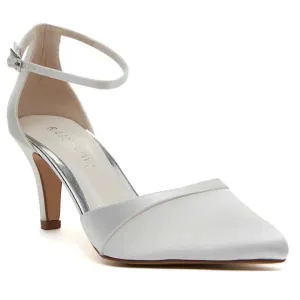 Ivory Satin Wedding Shoes By Rainbow Club, Harper
