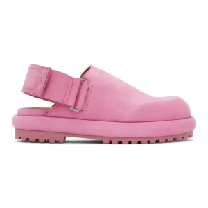 Jacquemus Pink Nubuck Les Mules Shoes