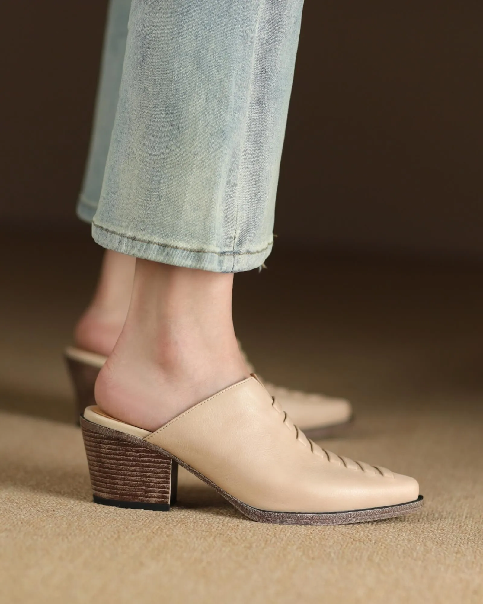 Joda - Leather Mules