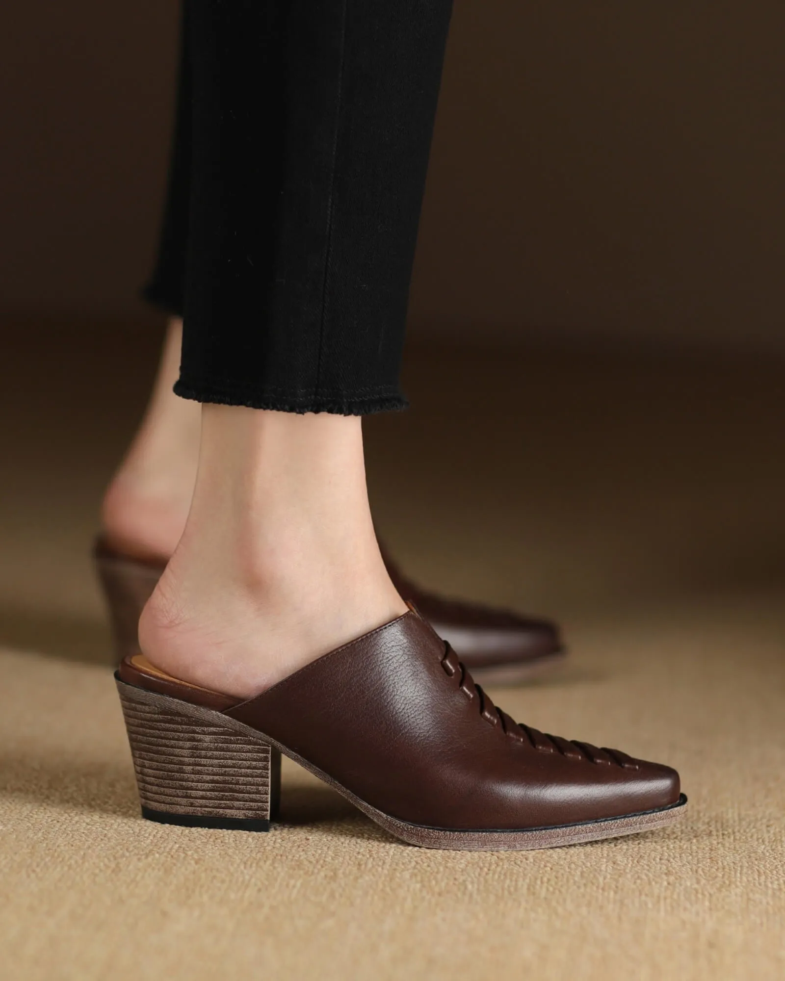 Joda - Leather Mules