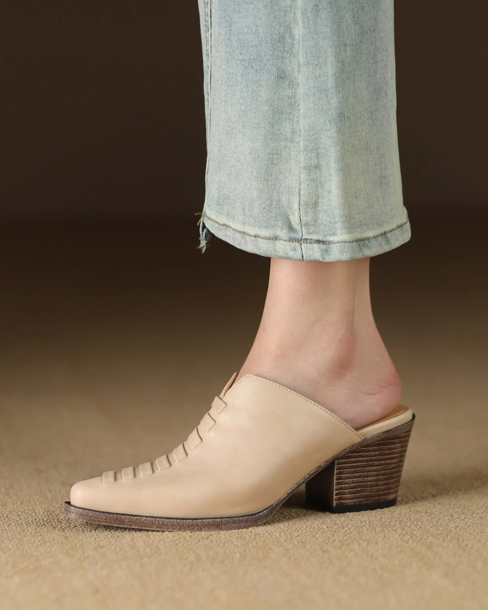 Joda - Leather Mules