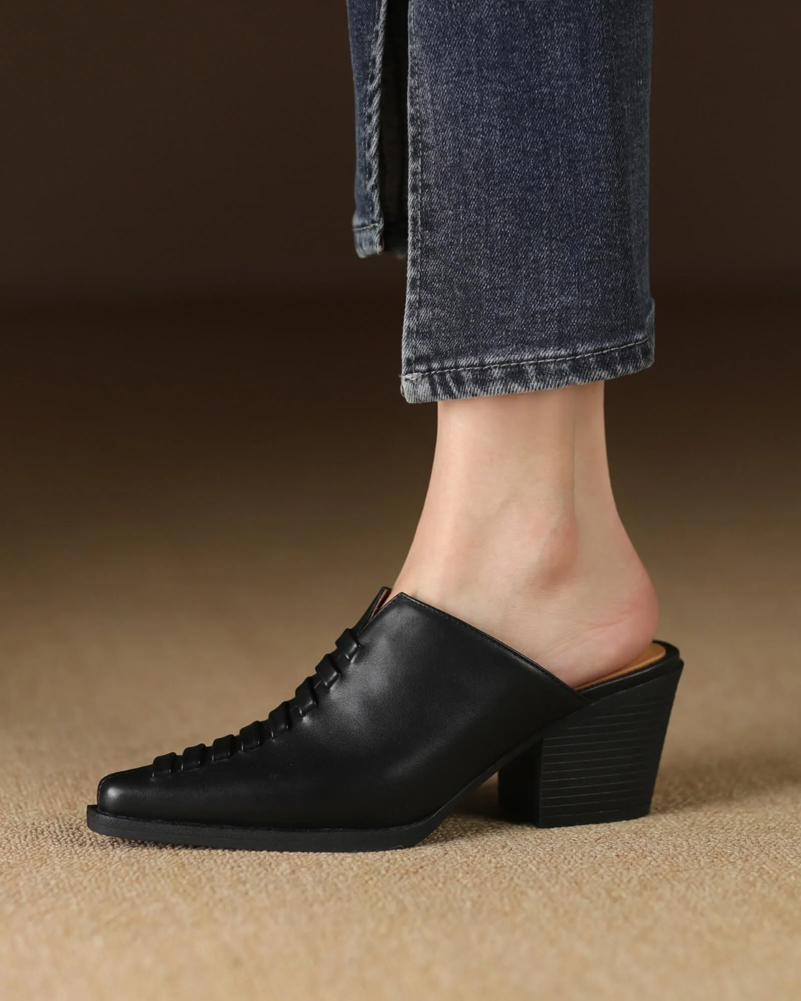 Joda - Leather Mules