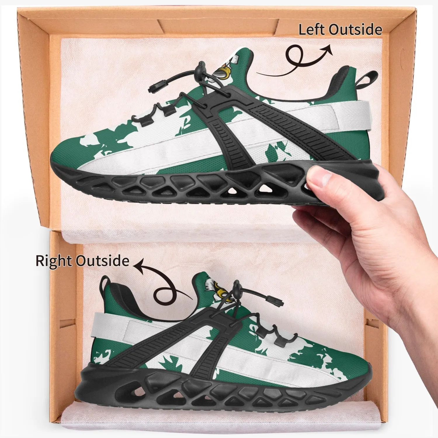 Kicxs NYJ Camo Mesh Running Shoes
