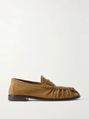 Le Loafer suede loafers