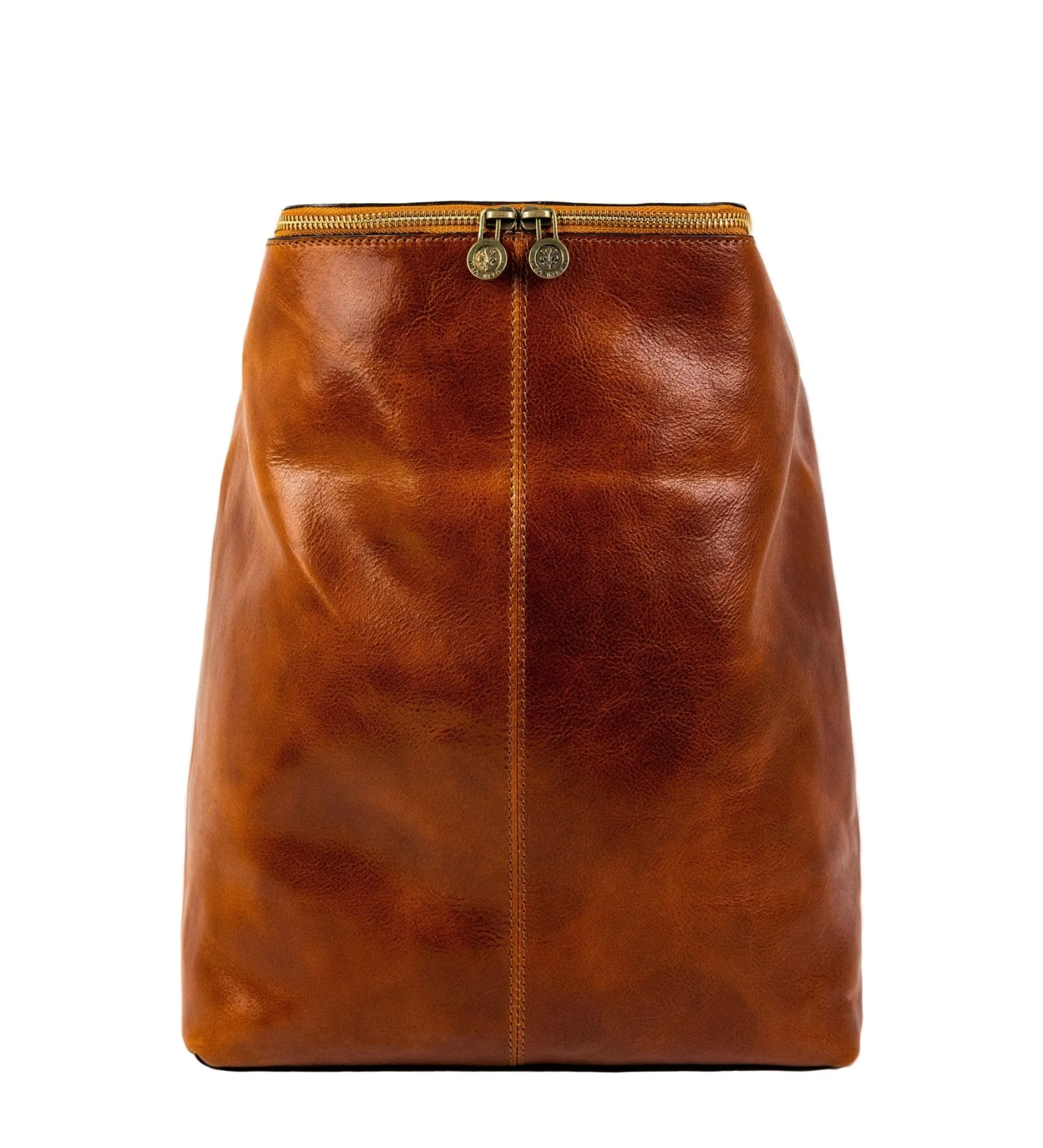 Leather Backpack for Women - A Bend in the River