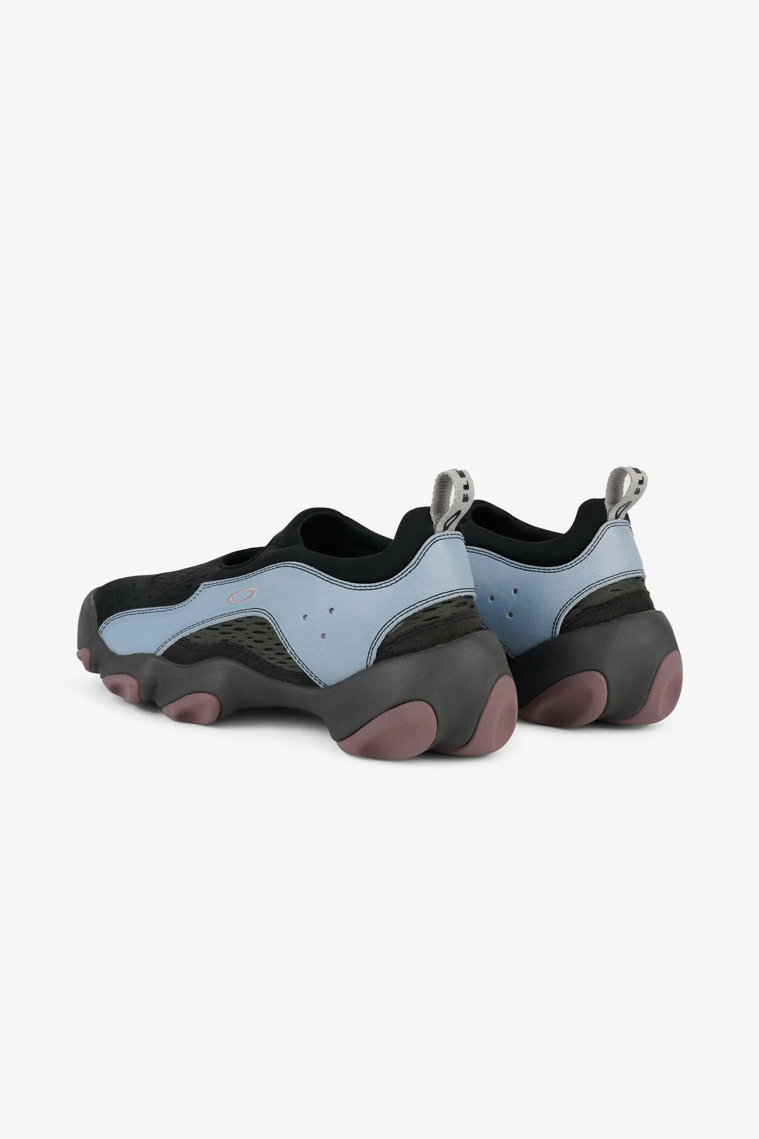 Leather Flesh Sandal "Stone Blue Black"