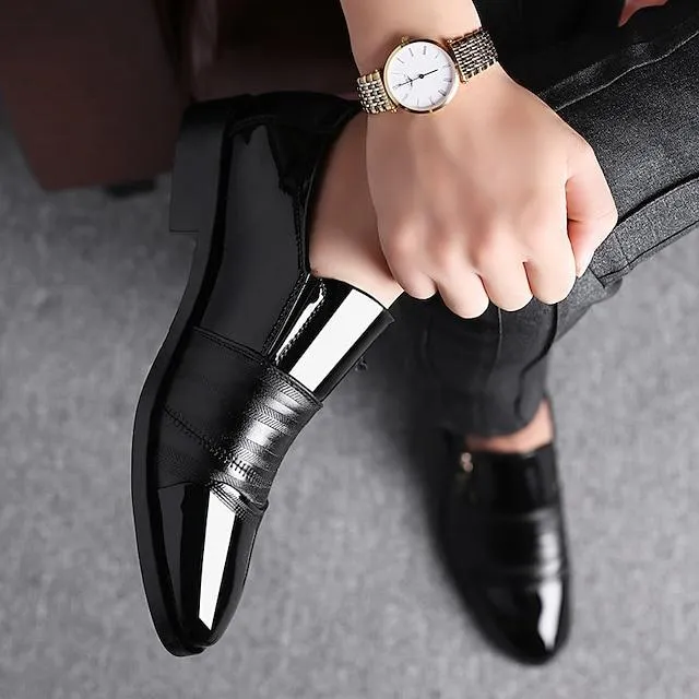 Men's Loafers & Slip-Ons Plus Size Leather Loafers Business Casual shoes