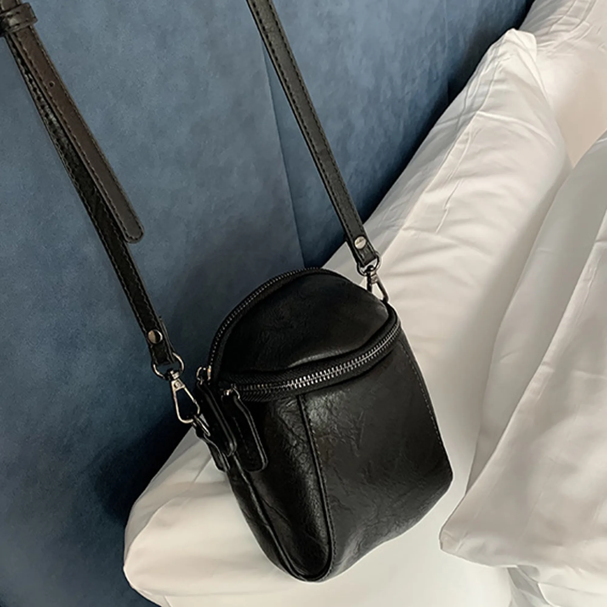 Mini Crossbody Leather Purse Bag