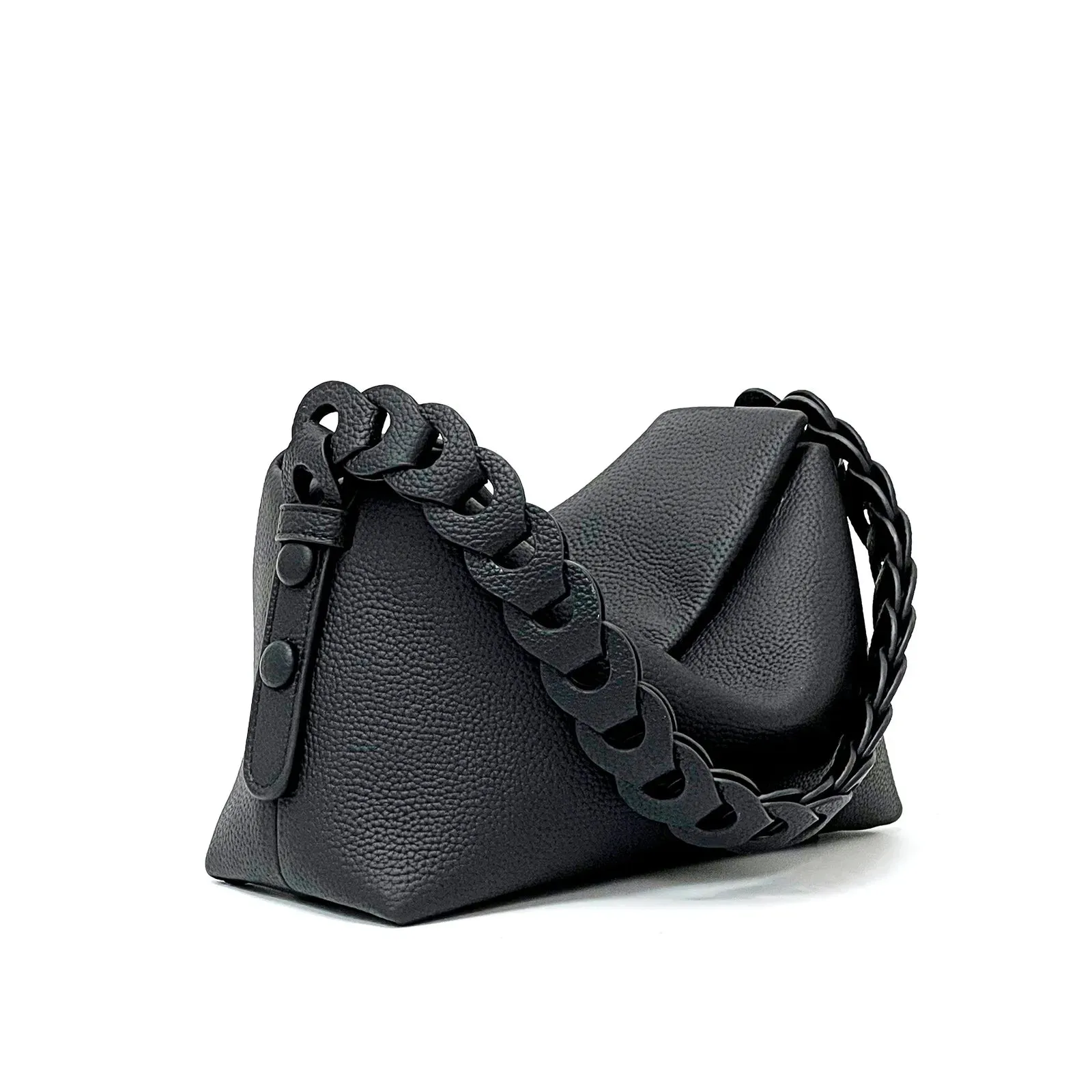 Minimalism Genuine Leather Underarm Bag Luxury Designer Bags