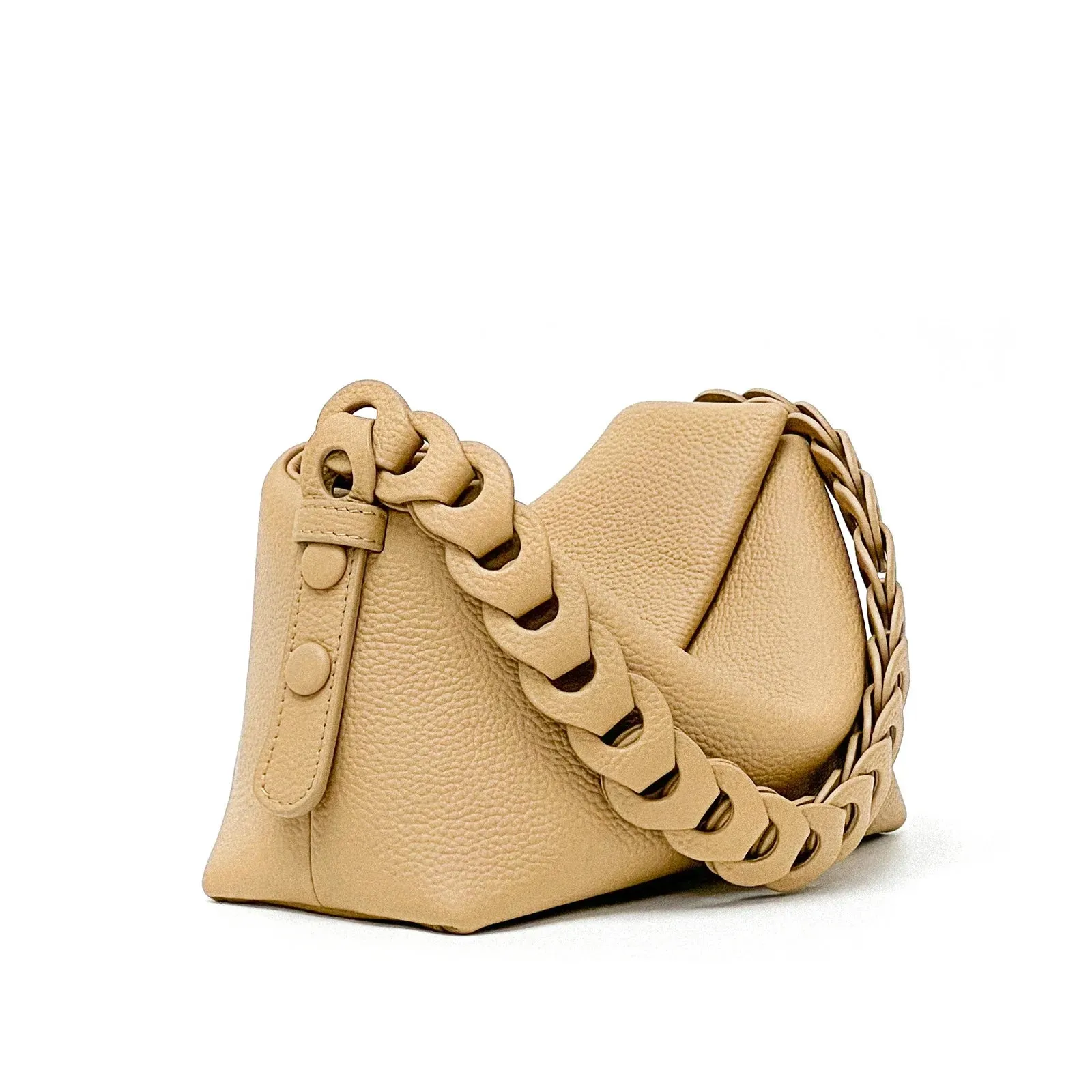Minimalism Genuine Leather Underarm Bag Luxury Designer Bags