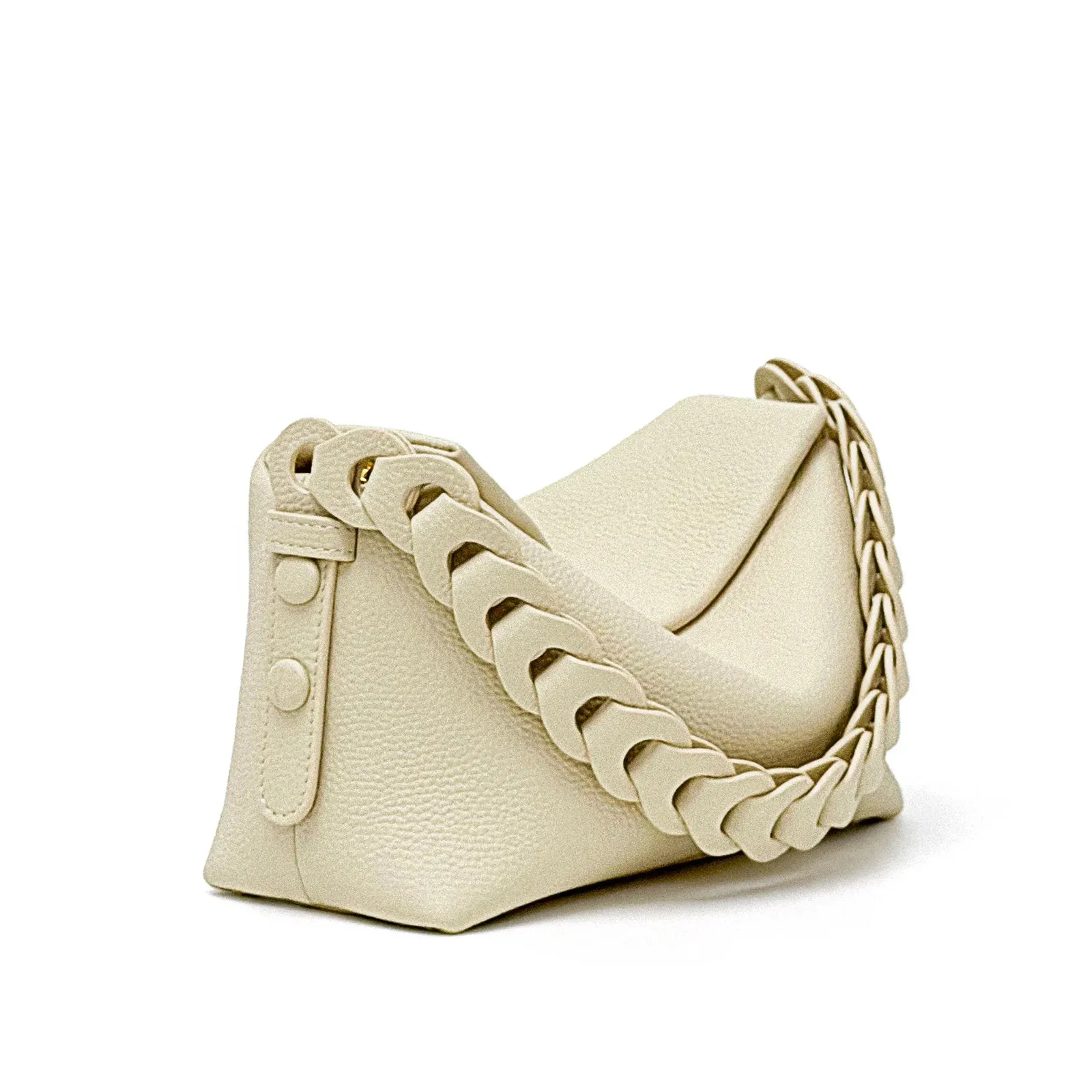 Minimalism Genuine Leather Underarm Bag Luxury Designer Bags