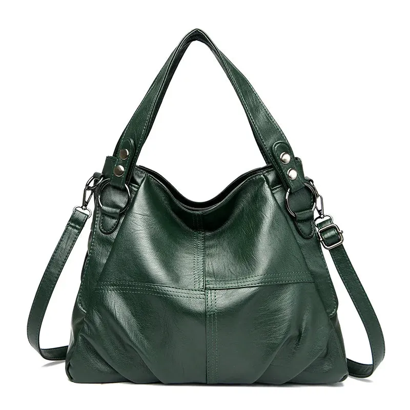 New Large Capacity Women Handbag Vintage Tote Bag Genuine Leather Luxury Handbags