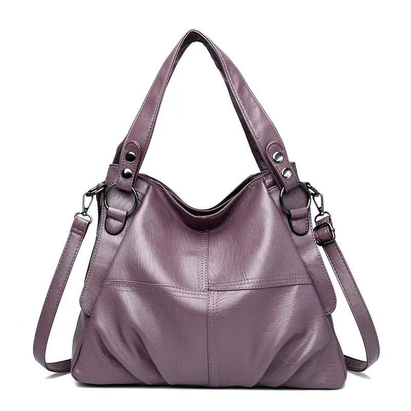 New Large Capacity Women Handbag Vintage Tote Bag Genuine Leather Luxury Handbags