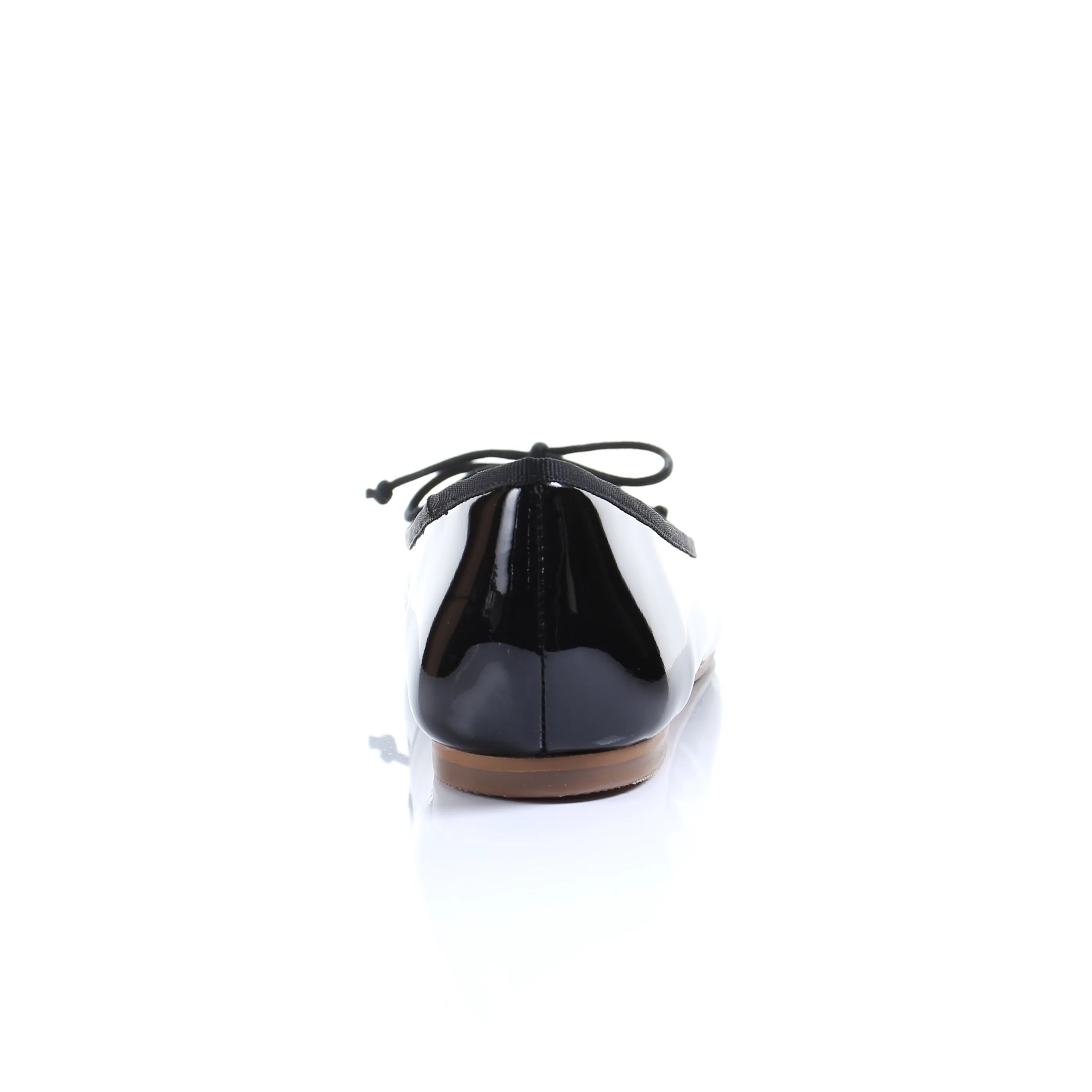 Patent Sheep Leather Ballerina (Black)