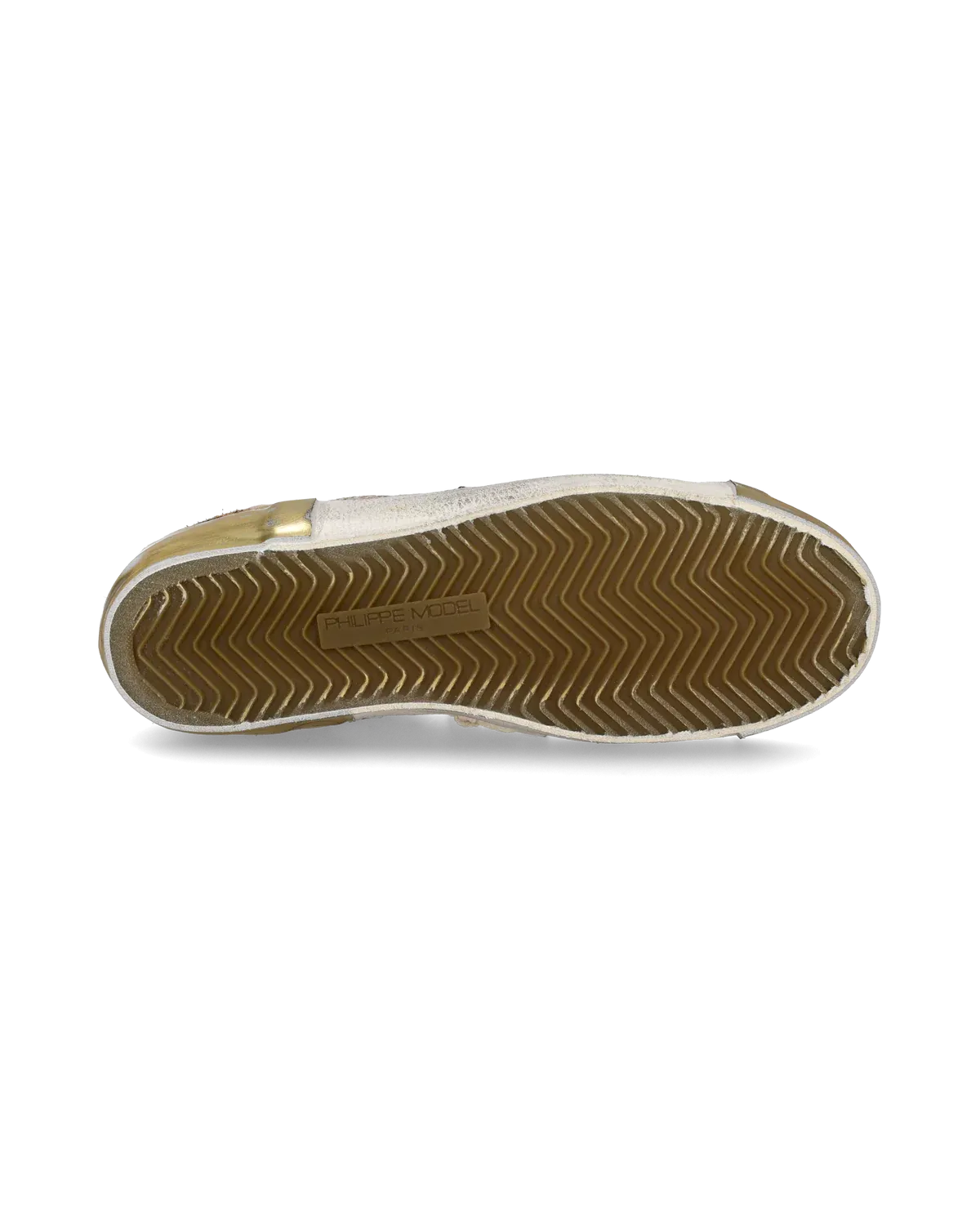 Philippe Model Prsx Low-Top Sneakers - White/Gold