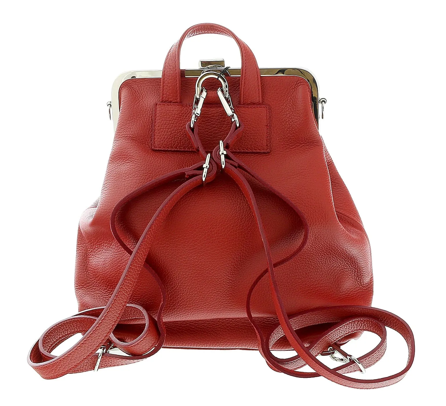 Pierre Cardin Red Leather Medium Vintage Shoulder Crossbody Bag