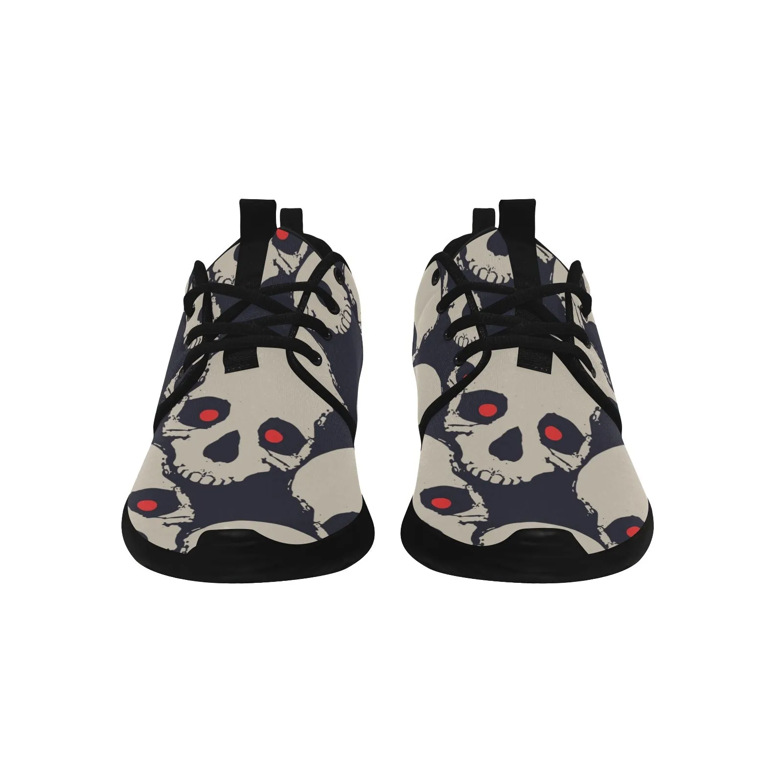 Red Eyed Skulls Men's Pull Loop Sneakers