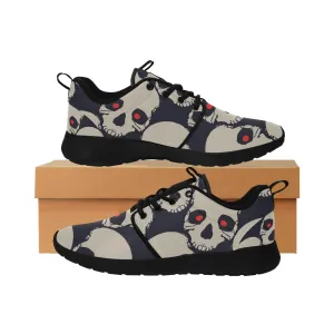 Red Eyed Skulls Men's Pull Loop Sneakers