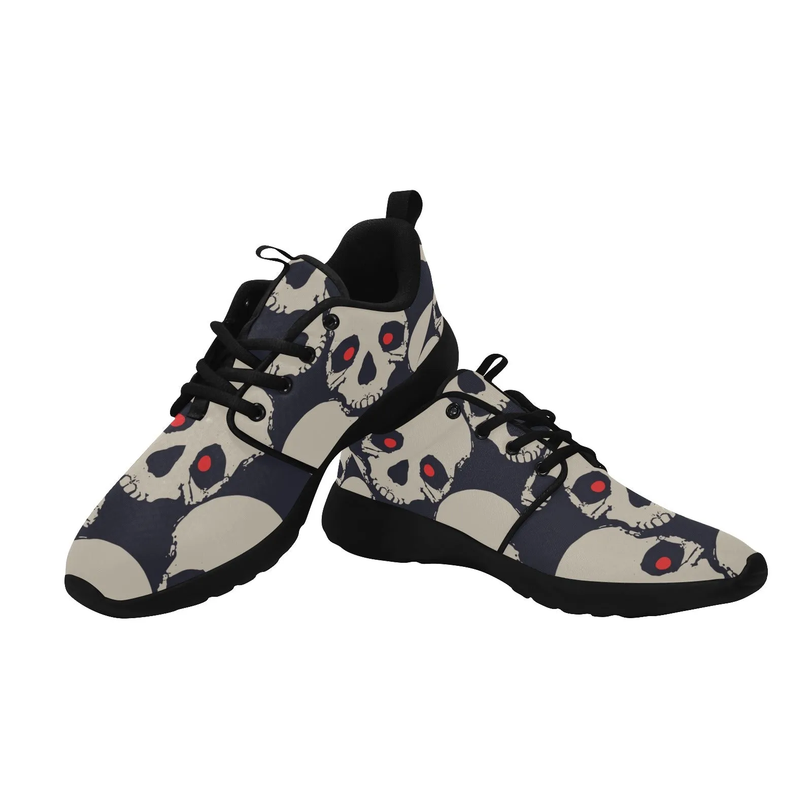 Red Eyed Skulls Men's Pull Loop Sneakers