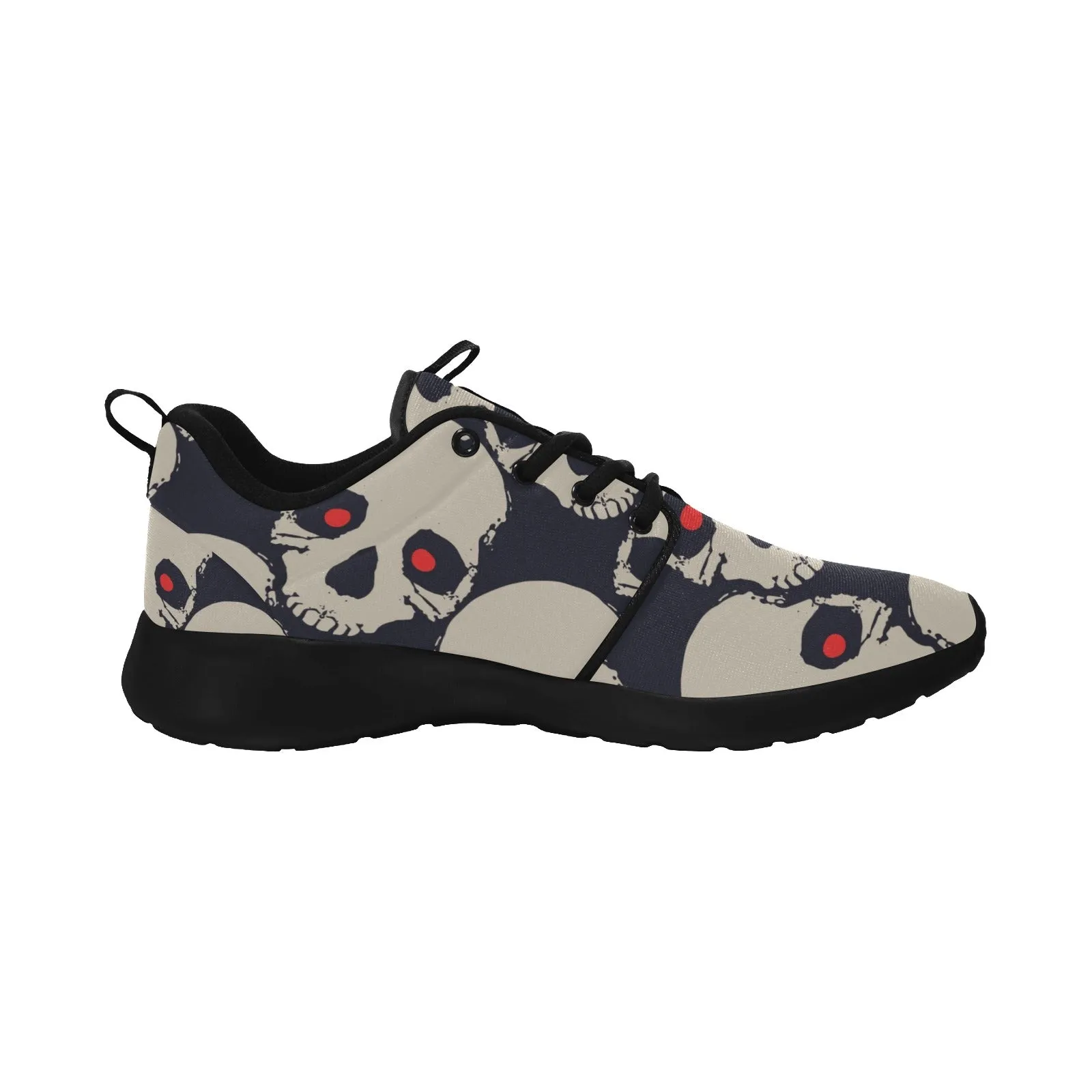 Red Eyed Skulls Men's Pull Loop Sneakers