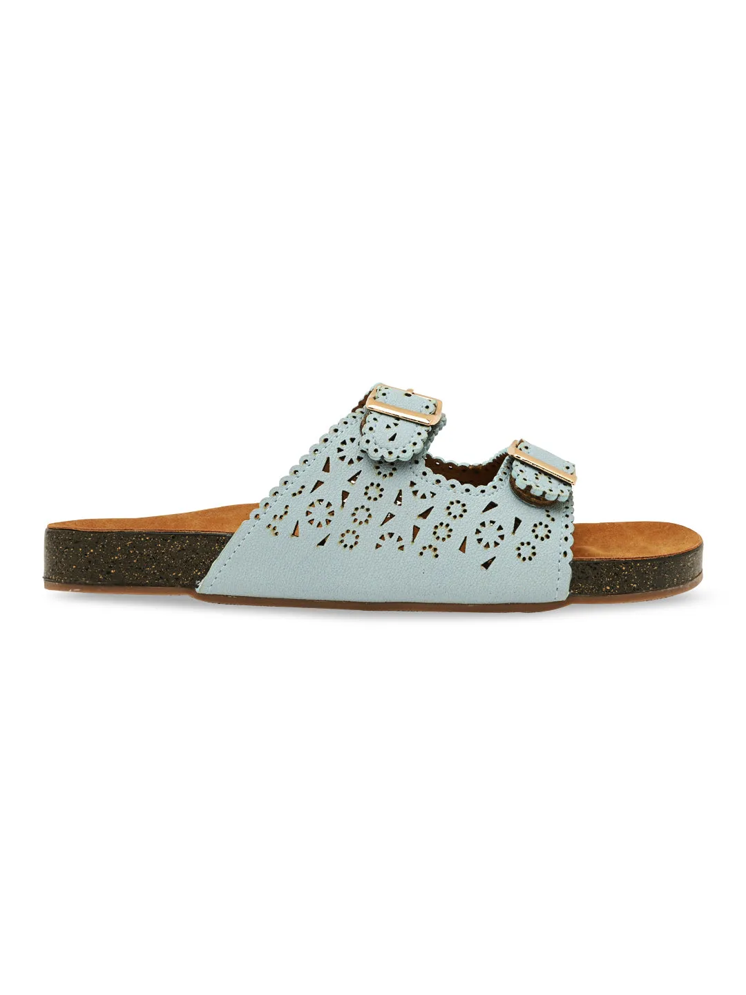 Rocia By Regal Mint Women Casual Laser Cut Flats