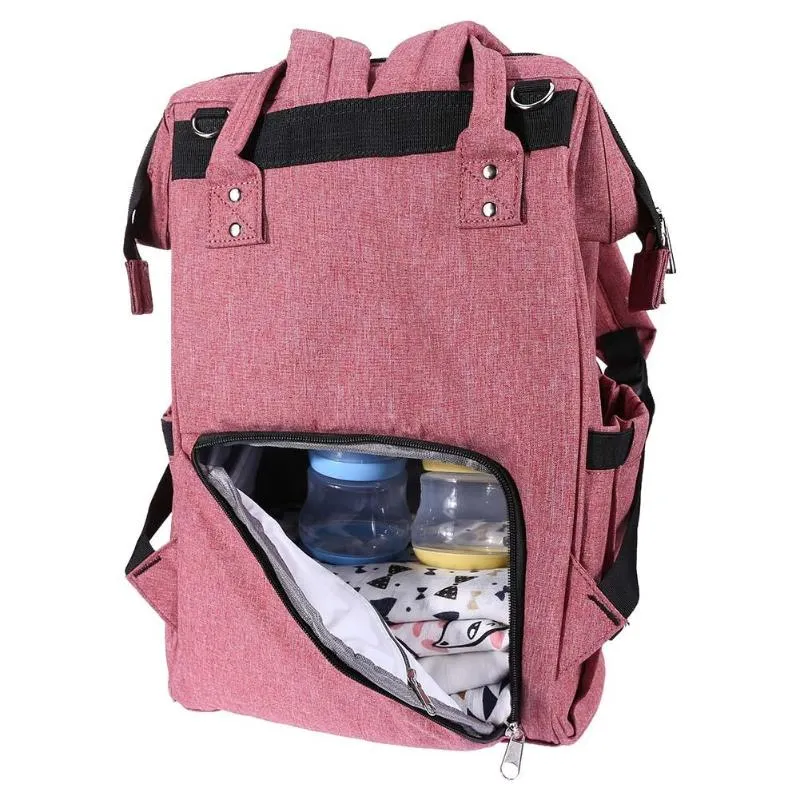 Sidiou Group Mummy Maternity Diaper Bag Nursing Bag Mummy Baby Travel Outdoor Backpack Baby Care Bag