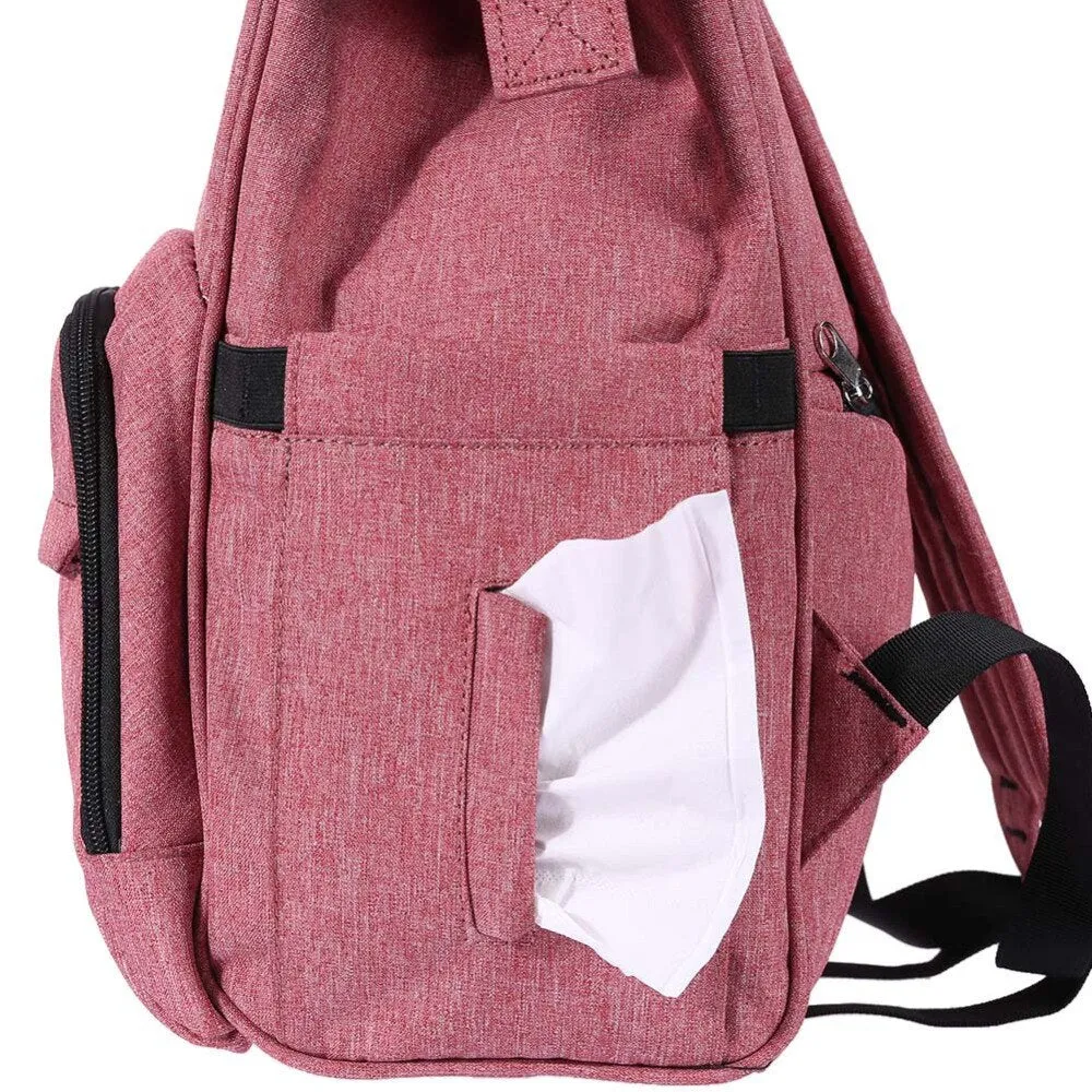 Sidiou Group Mummy Maternity Diaper Bag Nursing Bag Mummy Baby Travel Outdoor Backpack Baby Care Bag