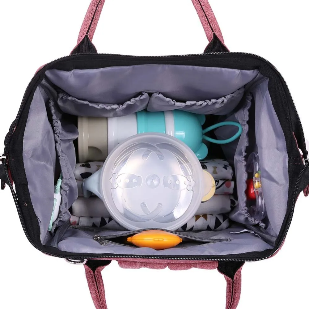 Sidiou Group Mummy Maternity Diaper Bag Nursing Bag Mummy Baby Travel Outdoor Backpack Baby Care Bag