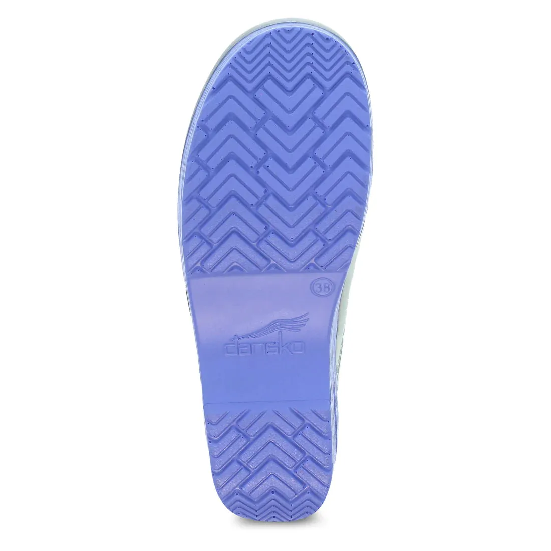 Sonja Backless Translucent Mule in Sky