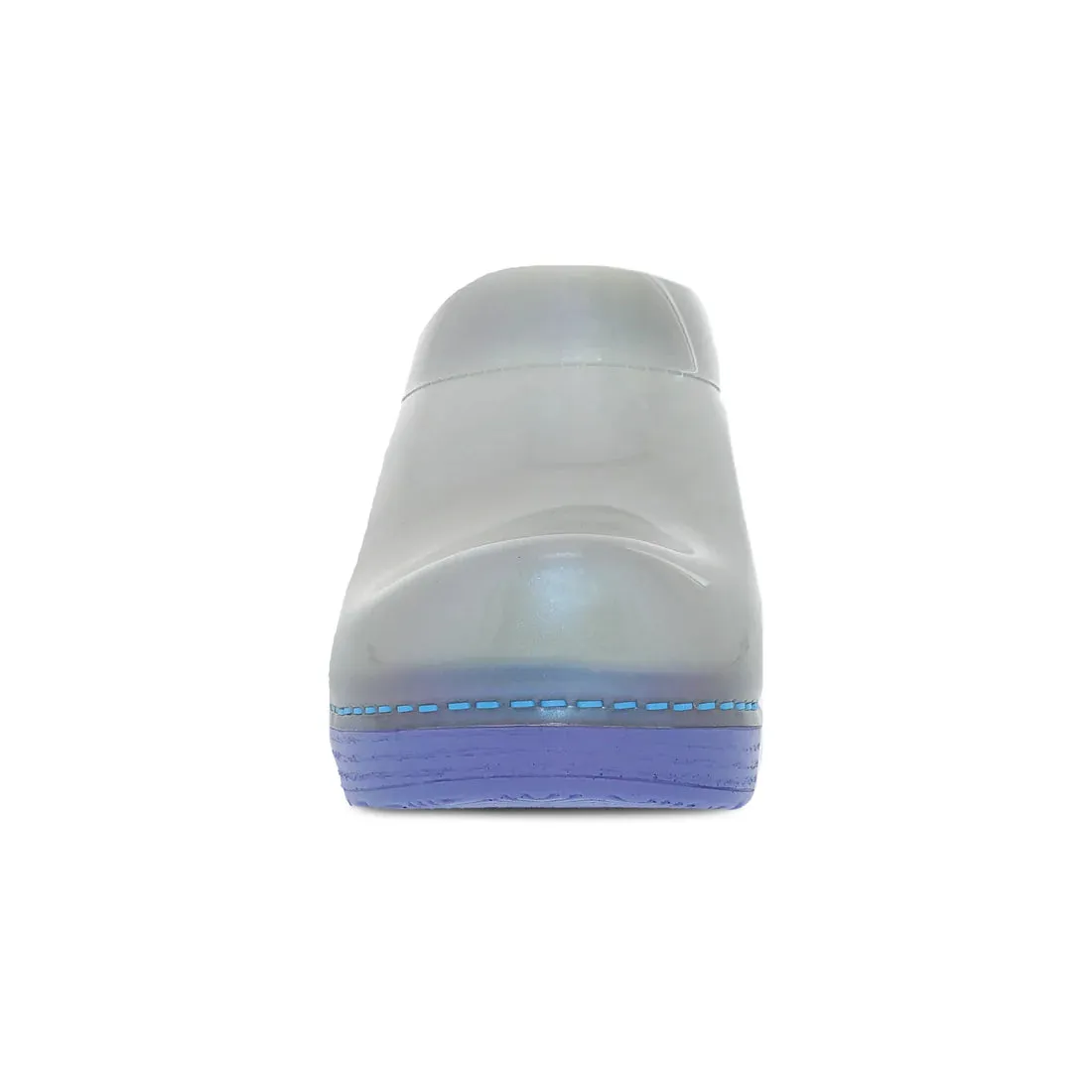 Sonja Backless Translucent Mule in Sky