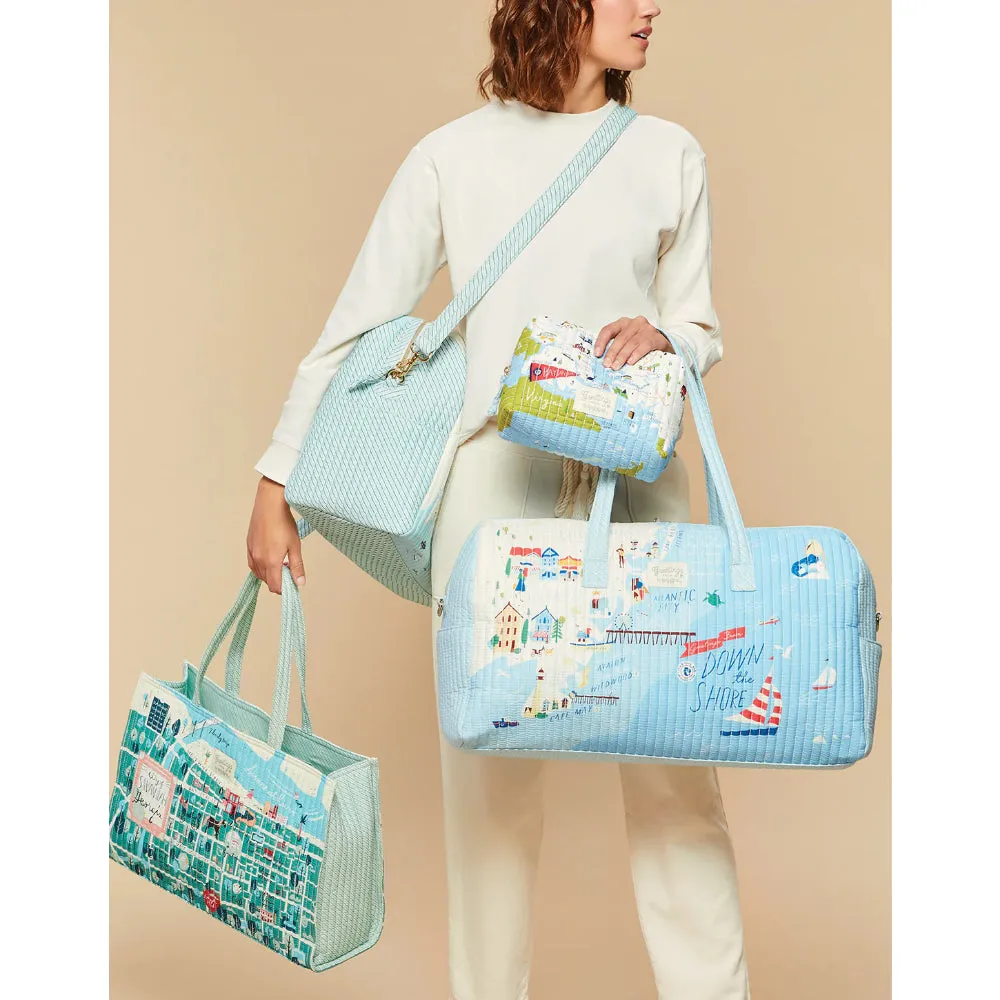 Spartina Bay Dreams Quilted Cosmetic Bag