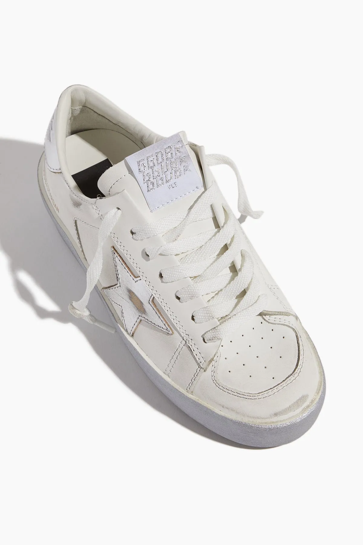 Stardan Sneaker in White/Silver