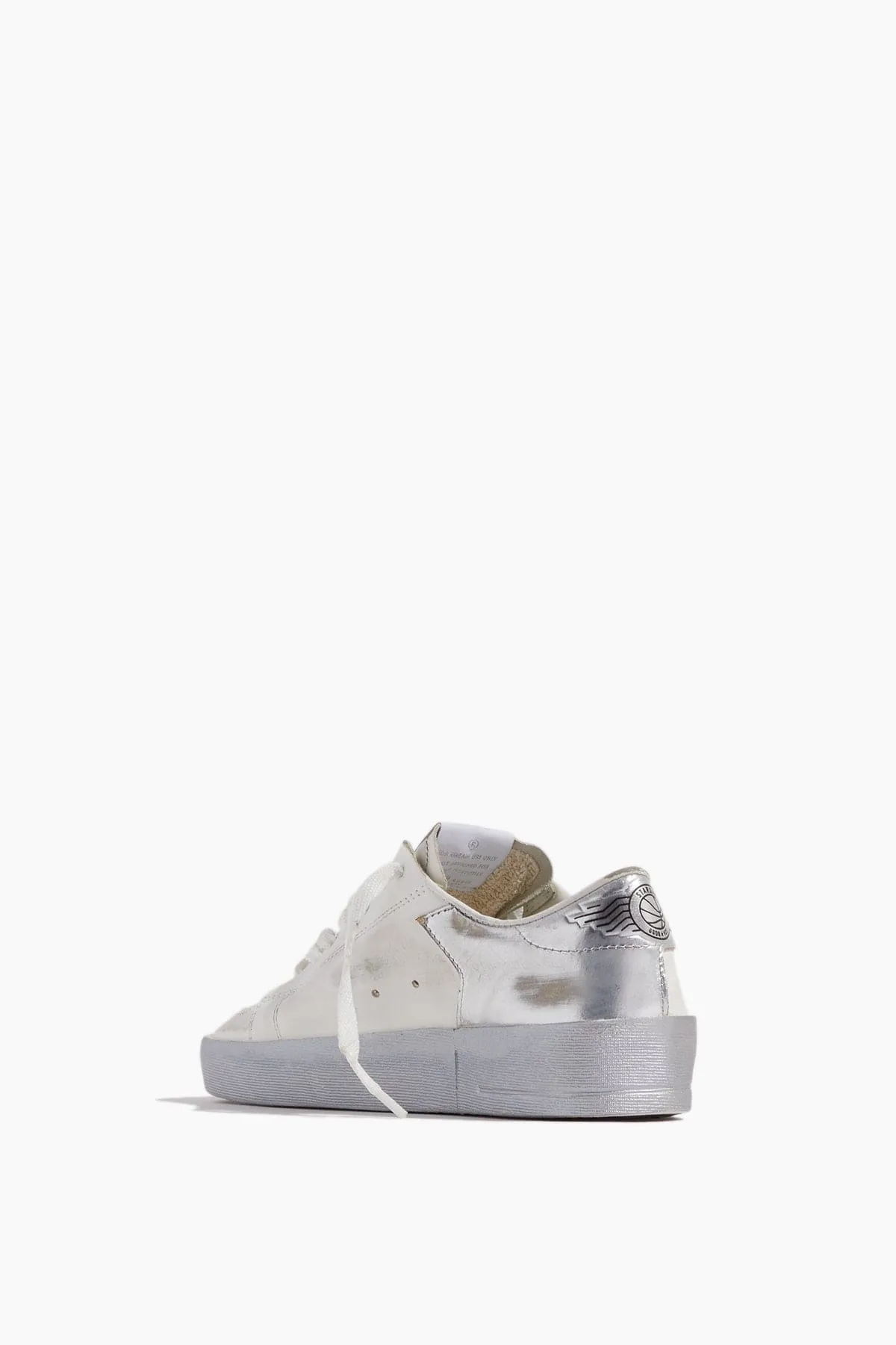 Stardan Sneaker in White/Silver