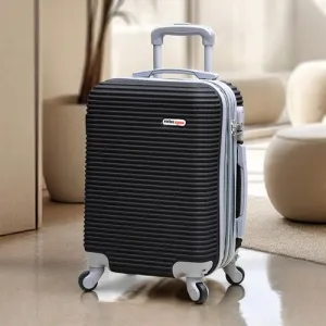 Swiss Class 18 Inch Lightweight Carry-On Luggage | Expandable ABS Spinner Wheels, Fits Under Seat