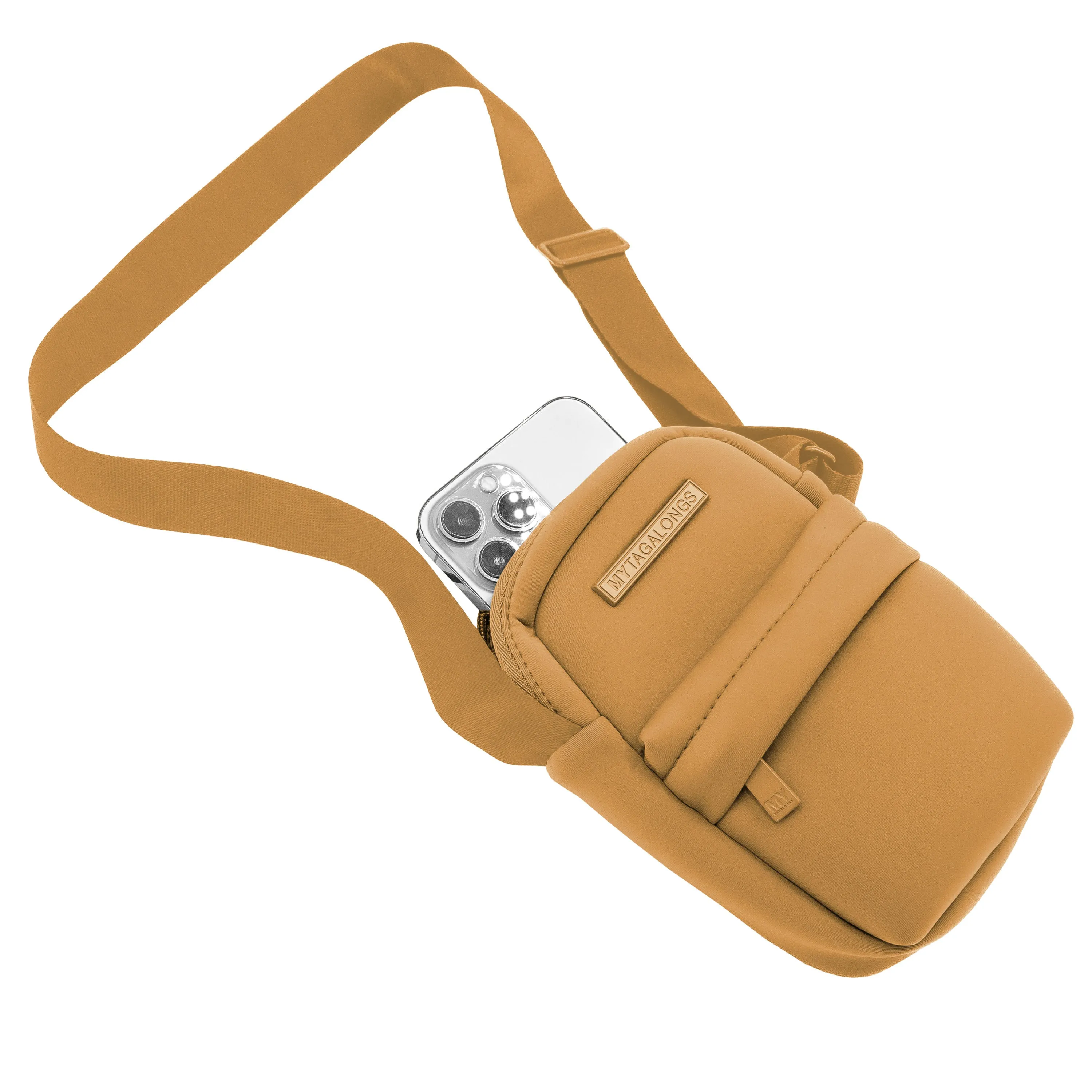 THE MINI CROSS BODY - CARAMEL