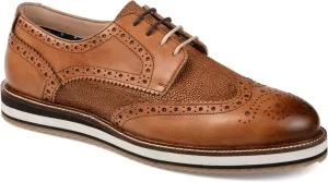 Thomas & Vine Men's Conrad Wingtip Derby Shoes  Color Tan Size 11W