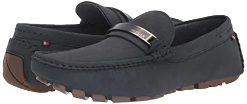 Tommy Hilfiger Men's Ayele Loafer, Light Navy 420, 10M