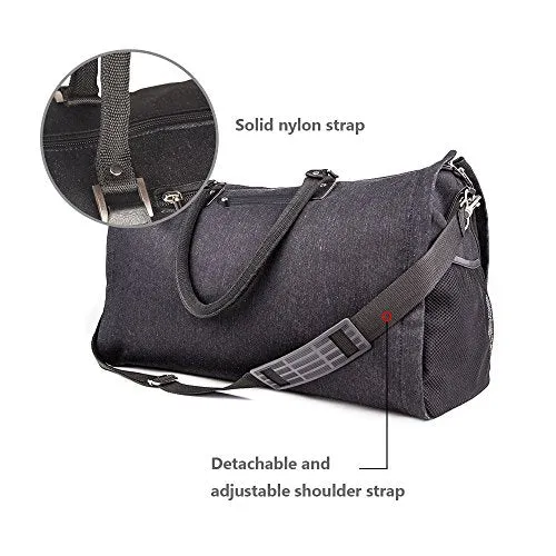 Two-In-One Convertible Travel Garment Bag Carry On Suit Bag, Easily Transforms Into A Sports Duffel