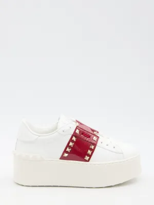 Valentino Garavani Flatform Rockstud Untitled Sneakers