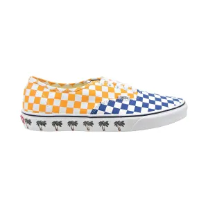 Vans Authentic "Sidewall Palm Tree" Men's Shoes Checkboard Blue-Yellow-White
