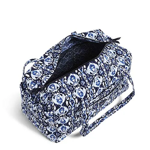 Vera Bradley Women's Signature Cotton Large Travel Duffel Bag, Ikat Island, One Size