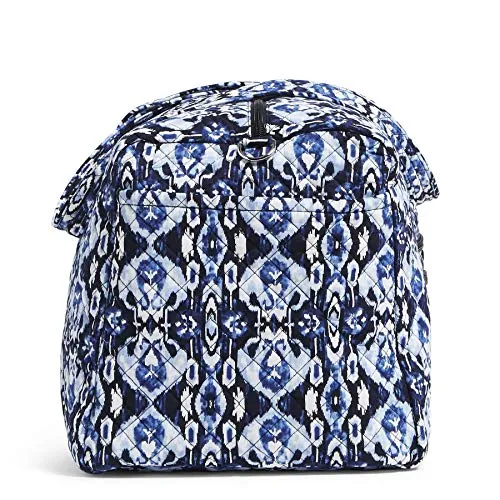 Vera Bradley Women's Signature Cotton Large Travel Duffel Bag, Ikat Island, One Size