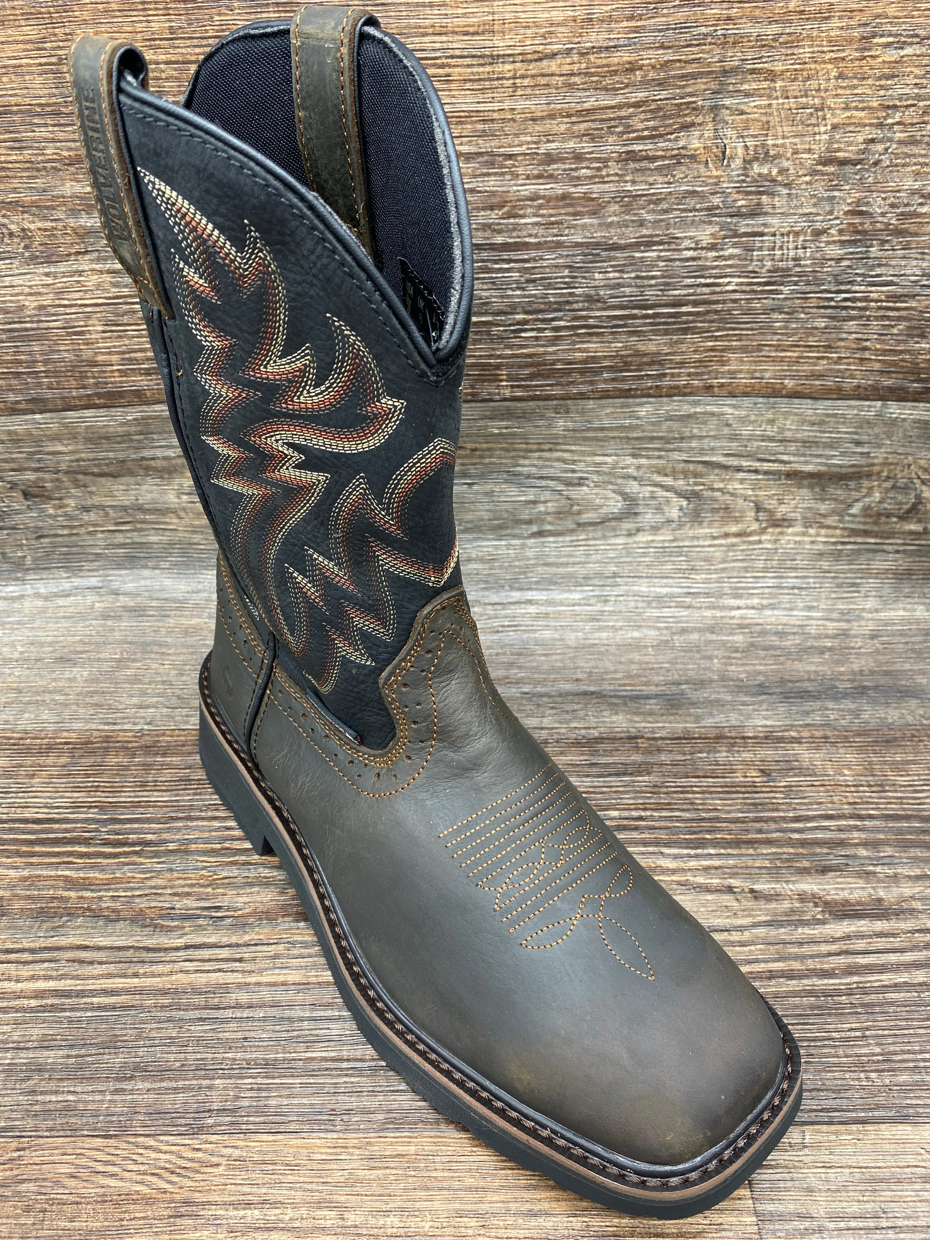 w10768 Men's Rancher Waterproof Square Toe Work Boot by Wolverine