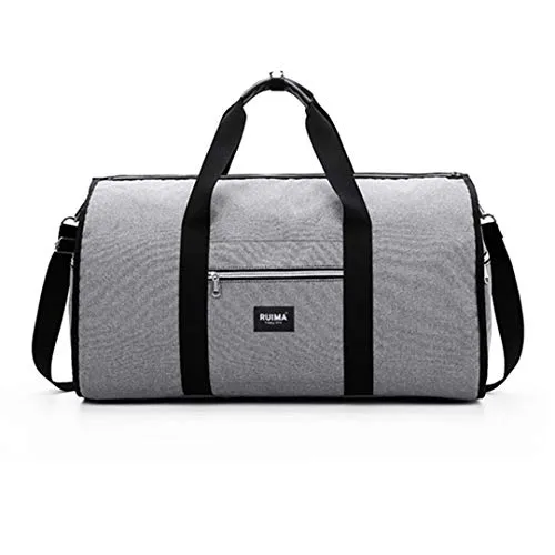 Waterproof Travel Mens Garment Bags Women Travel Shoulder Bag 2 In 1 Large Luggage Duffel Totes