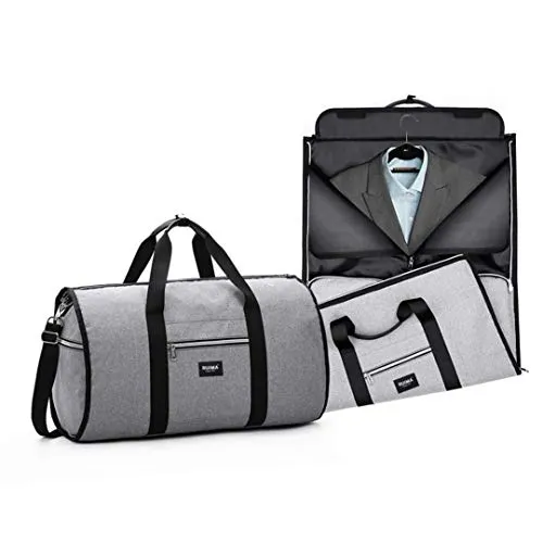 Waterproof Travel Mens Garment Bags Women Travel Shoulder Bag 2 In 1 Large Luggage Duffel Totes